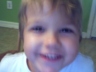 Joshua smiles